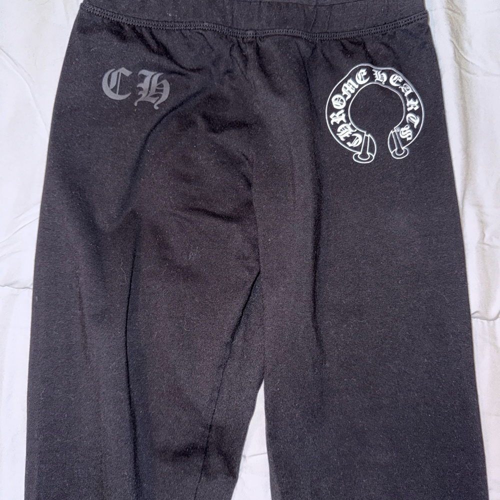 Chrome Heart Black Leggings